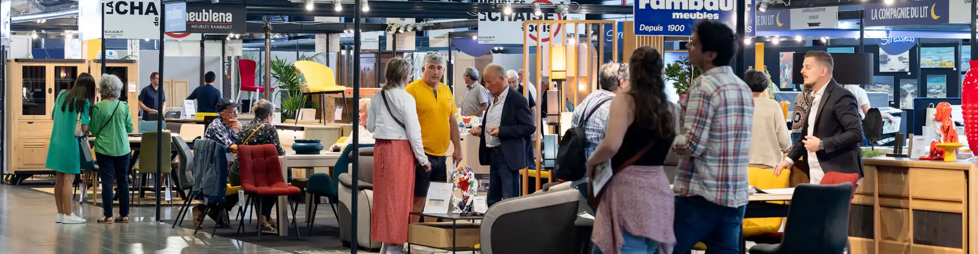 Vue du secteur mobilier et décoration au Salon Habitat Angers - © Salon Habitat Angers - Régine Lemarchand