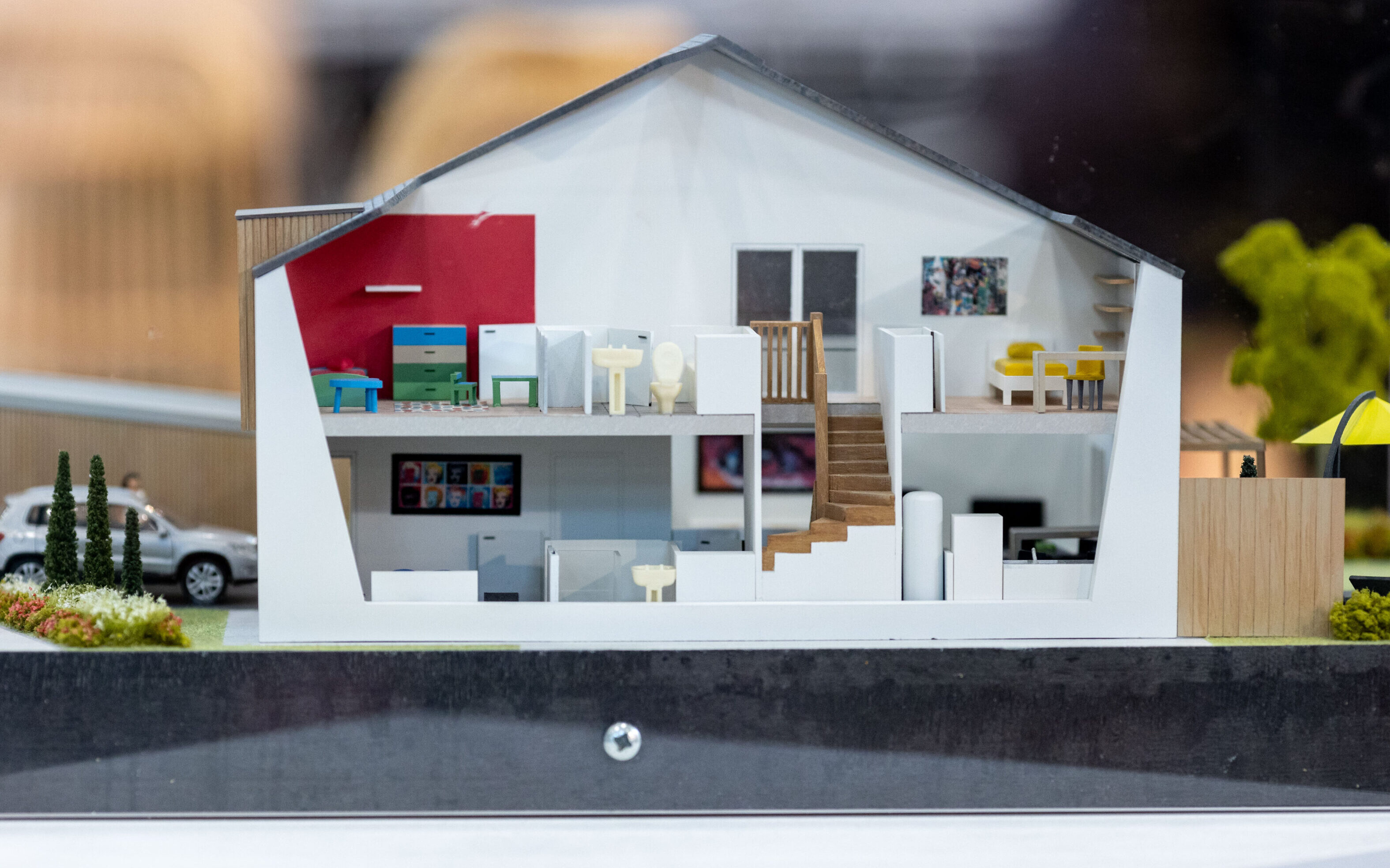 Une maquette de maison exposée au Salon Habitat Angers 2024